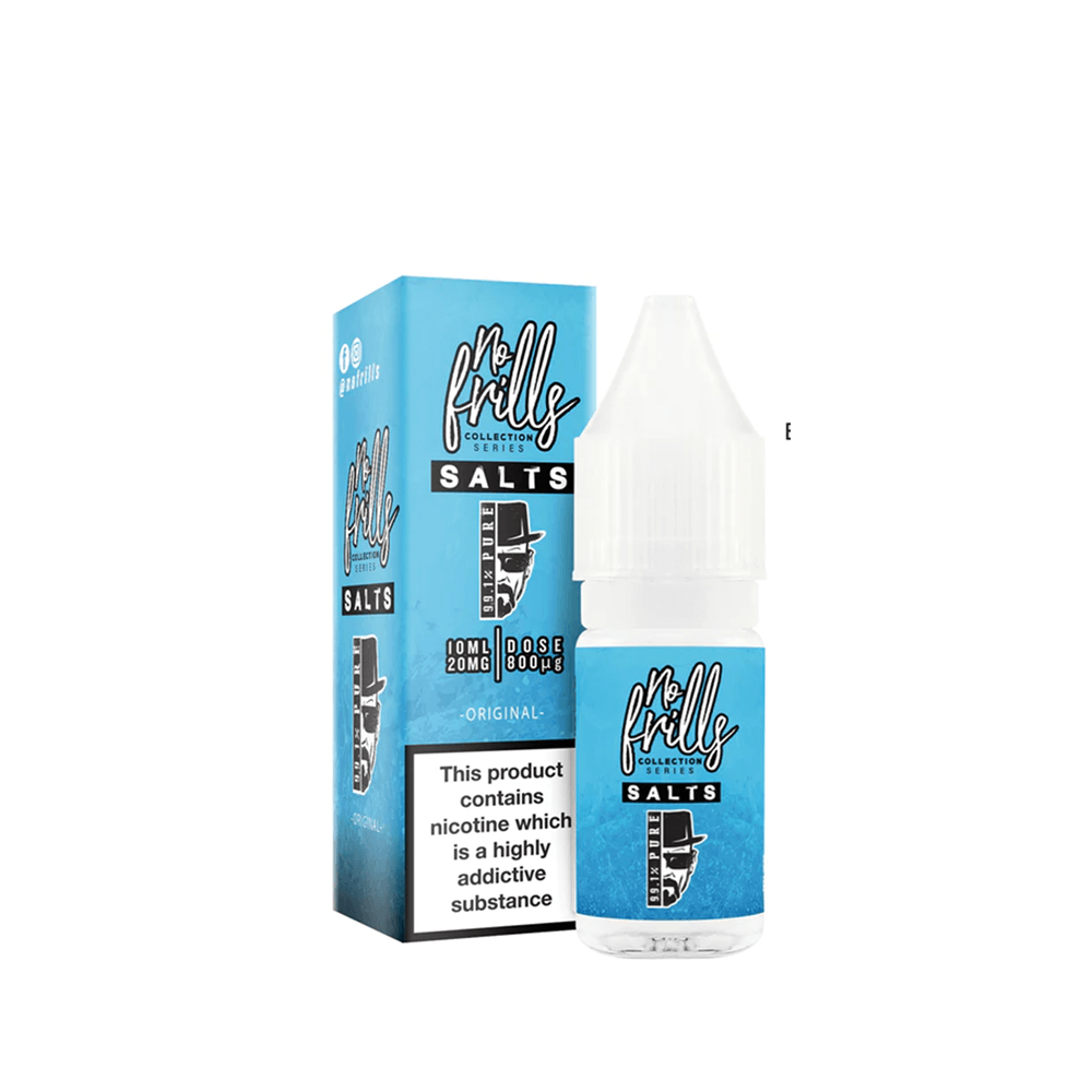 No Frills 99.1% Pure 10ml Salts