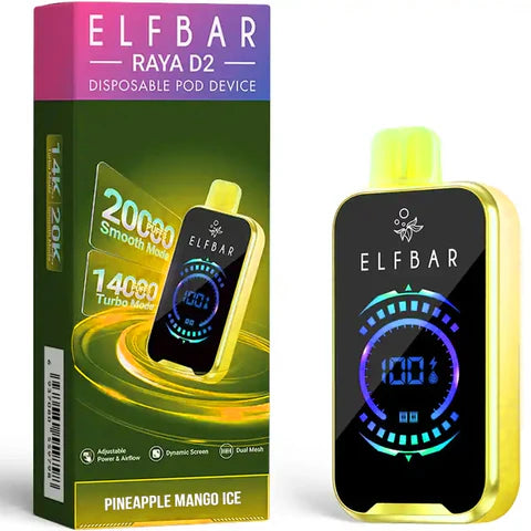 Elf Bar Raya D2 20,000 Puff Disposable Vape Kit
