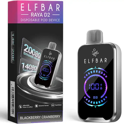 Elf Bar Raya D2 20,000 Puff Disposable Vape Kit