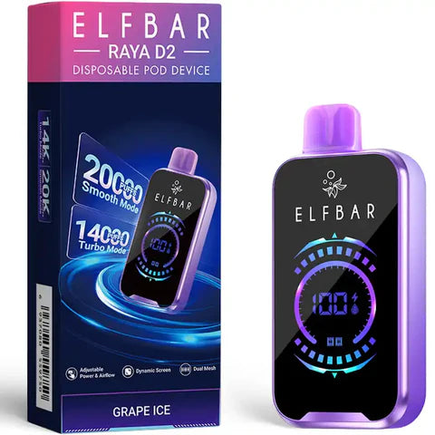 Elf Bar Raya D2 20,000 Puff Disposable Vape Kit