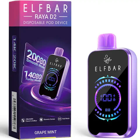 Elf Bar Raya D2 20,000 Puff Disposable Vape Kit