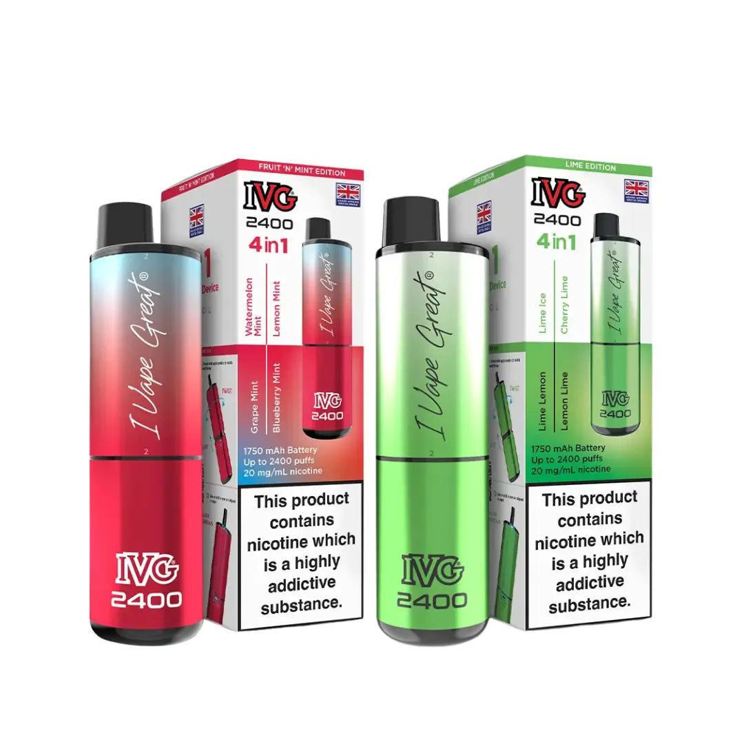 IVG 2400 4 in 1 Multi Flavour Vape Kit