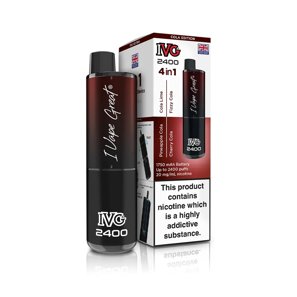 IVG 2400 4 in 1 Multi Flavour Vape Kit