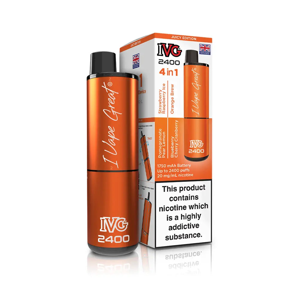 IVG 2400 4 in 1 Multi Flavour Vape Kit