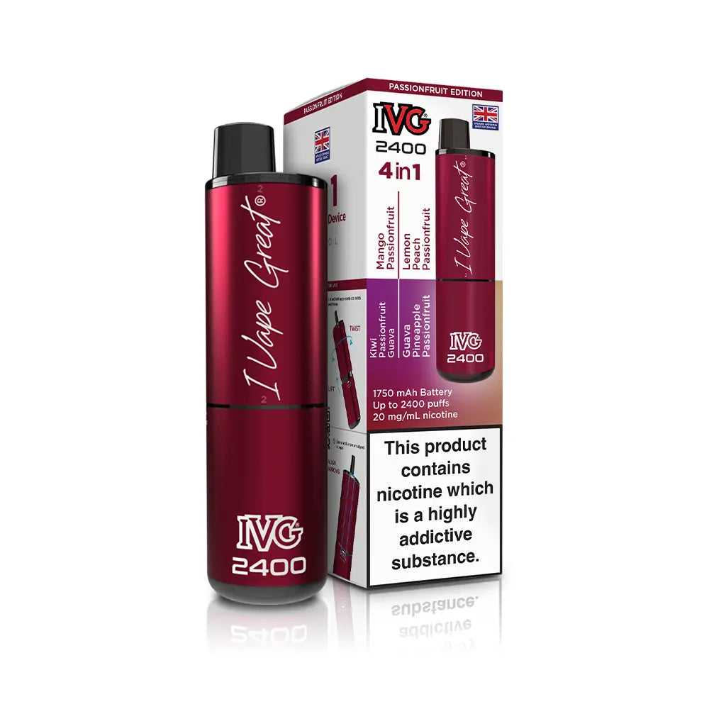 IVG 2400 4 in 1 Multi Flavour Vape Kit
