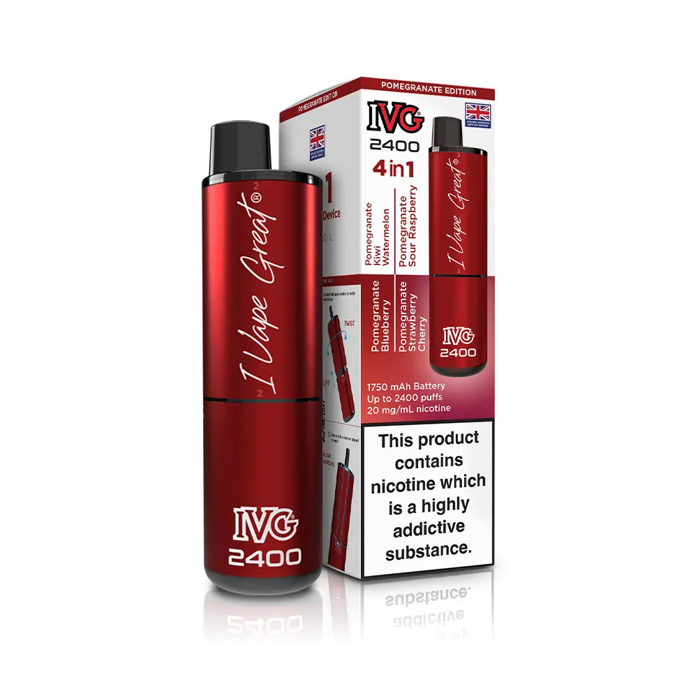 IVG 2400 4 in 1 Multi Flavour Vape Kit