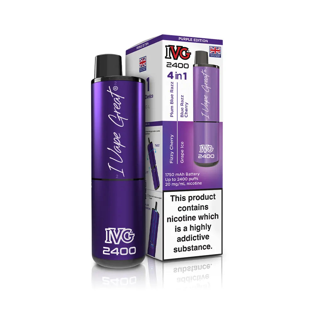 IVG 2400 4 in 1 Multi Flavour Vape Kit