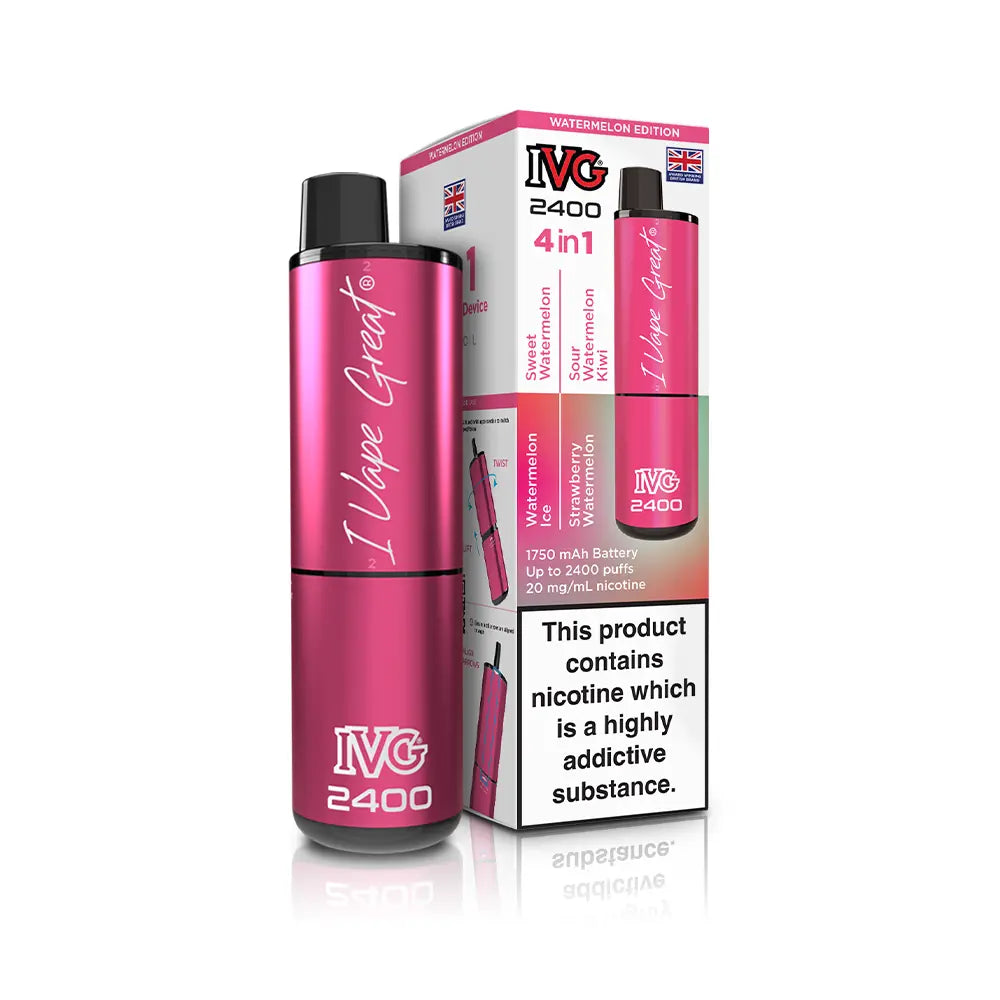 IVG 2400 4 in 1 Multi Flavour Vape Kit