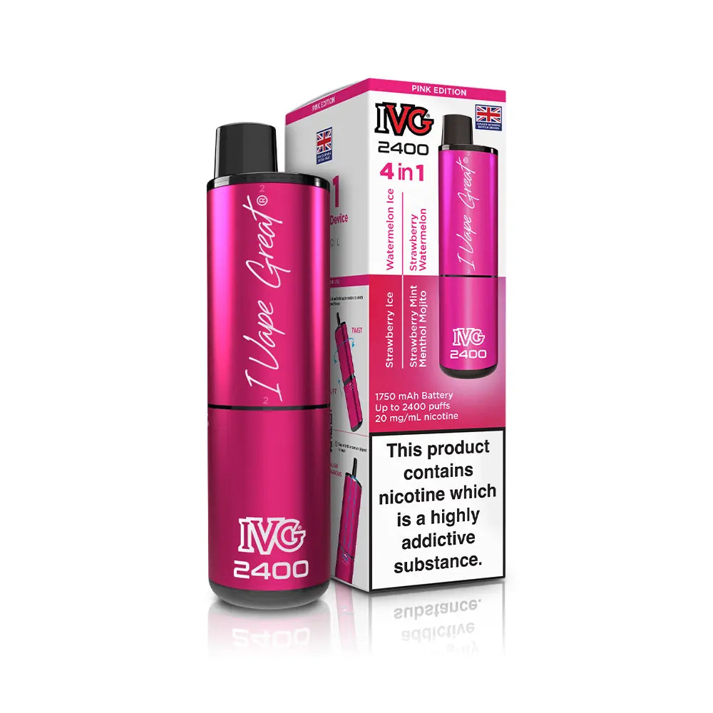 IVG 2400 4 in 1 Multi Flavour Vape Kit