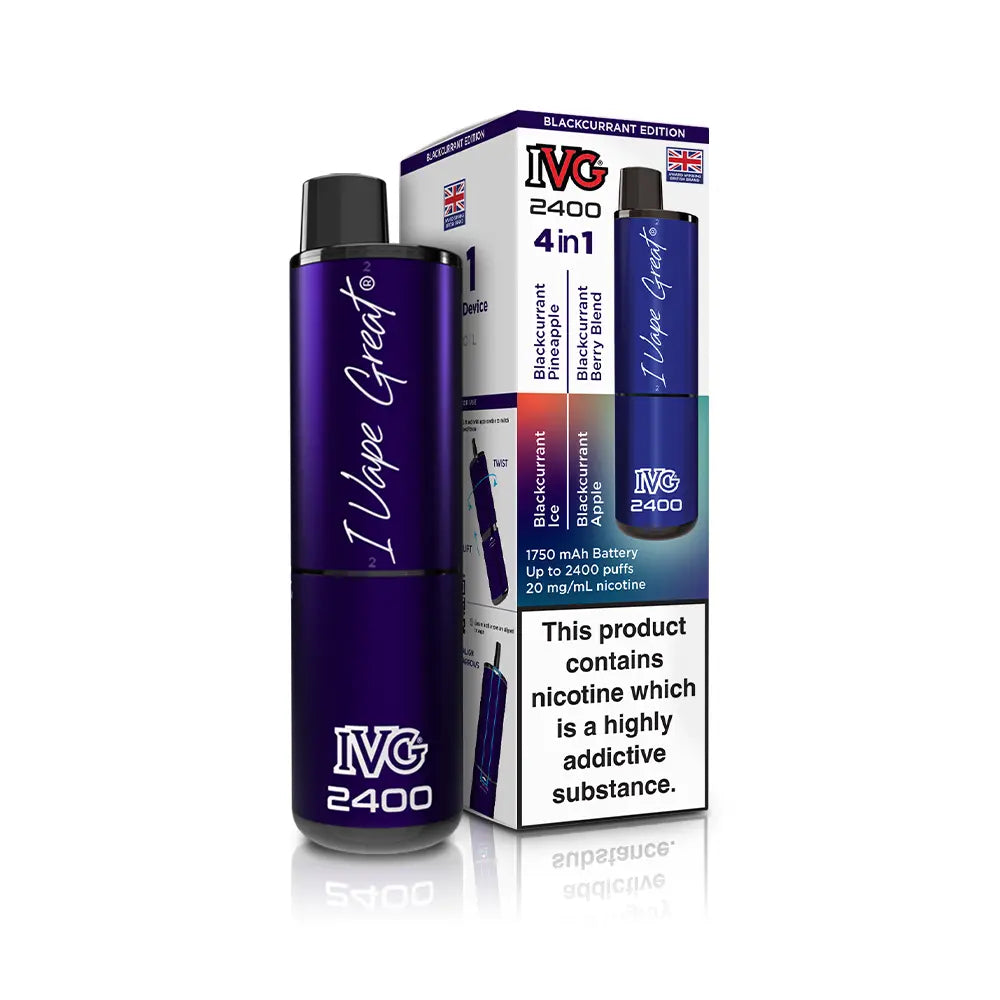 IVG 2400 4 in 1 Multi Flavour Vape Kit