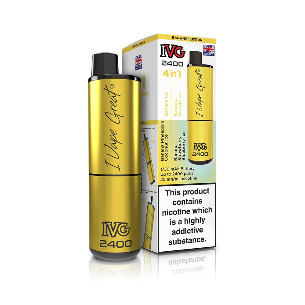 IVG 2400 4 in 1 Multi Flavour Vape Kit