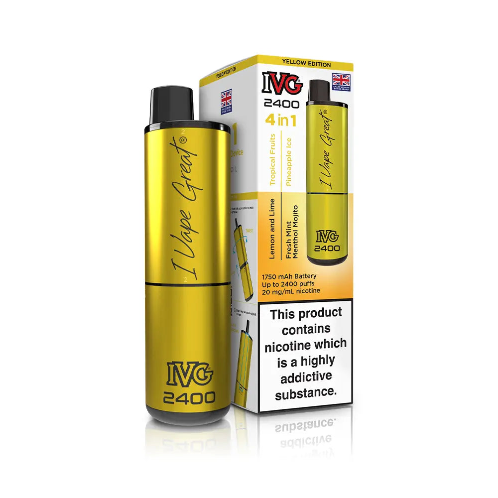 IVG 2400 4 in 1 Multi Flavour Vape Kit