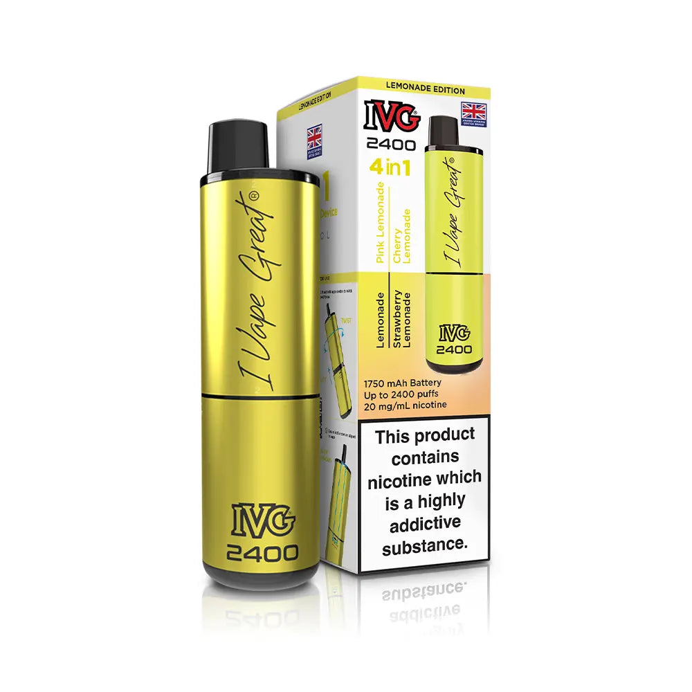 IVG 2400 4 in 1 Multi Flavour Vape Kit