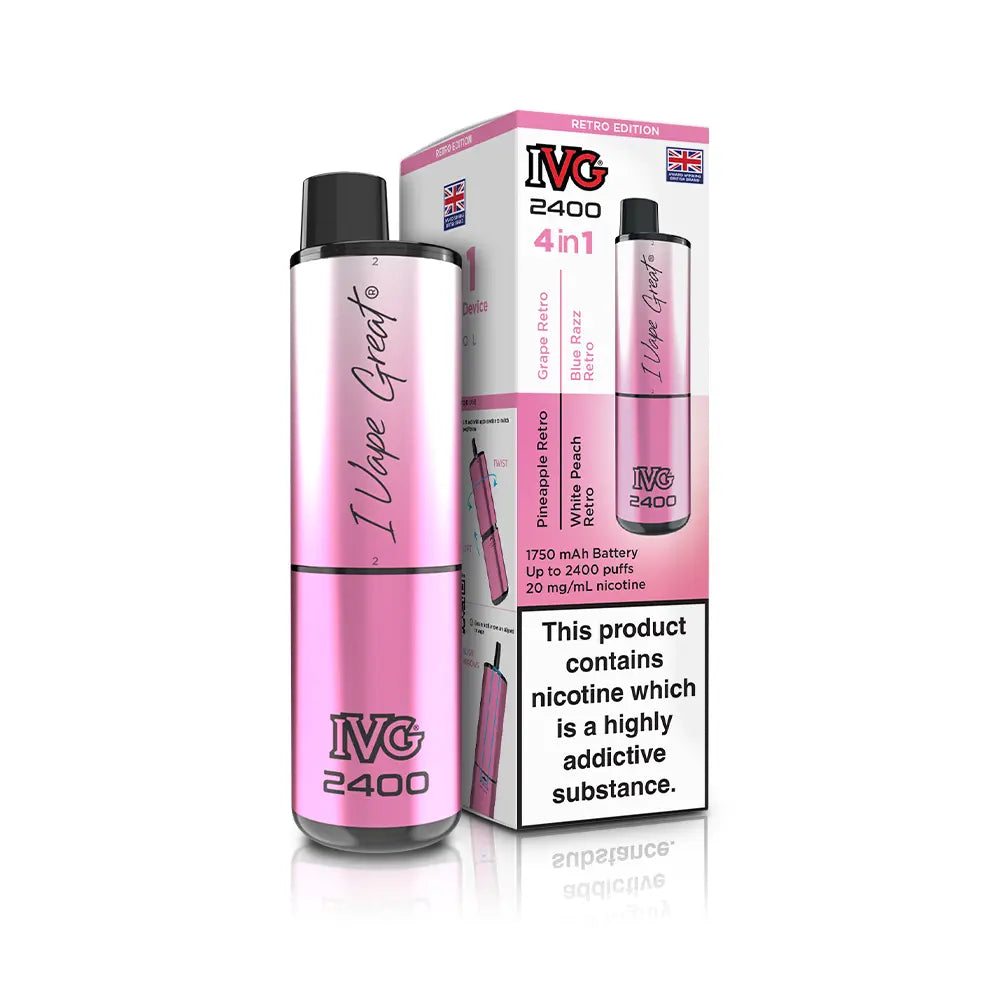 IVG 2400 4 in 1 Multi Flavour Vape Kit