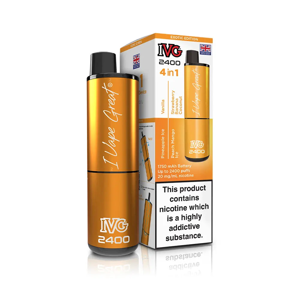 IVG 2400 4 in 1 Multi Flavour Vape Kit