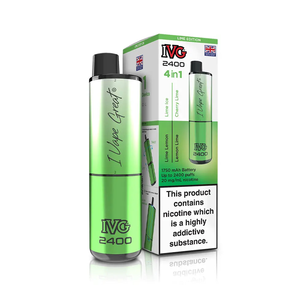 IVG 2400 4 in 1 Multi Flavour Vape Kit