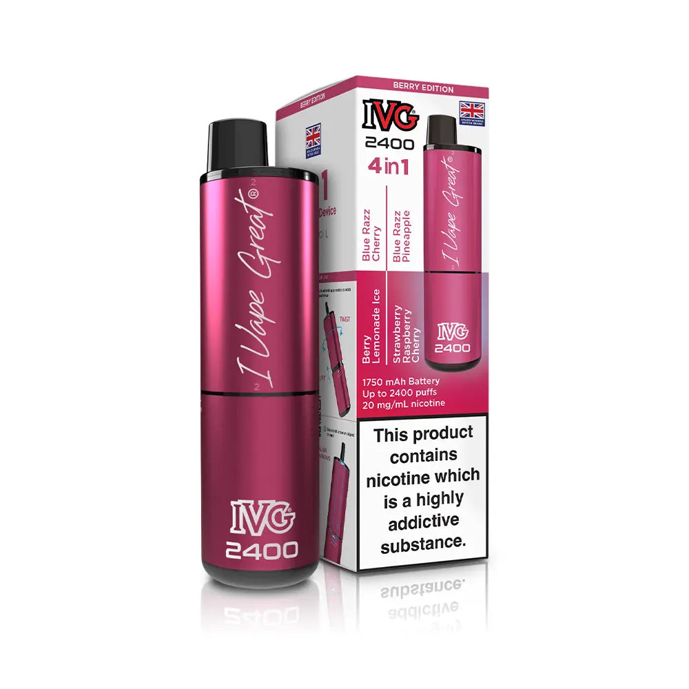 IVG 2400 4 in 1 Multi Flavour Vape Kit