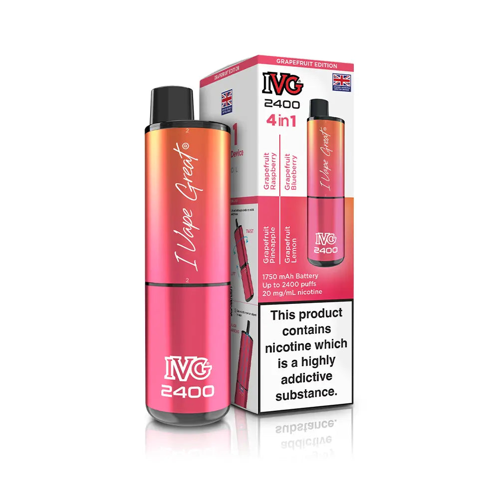 IVG 2400 4 in 1 Multi Flavour Vape Kit