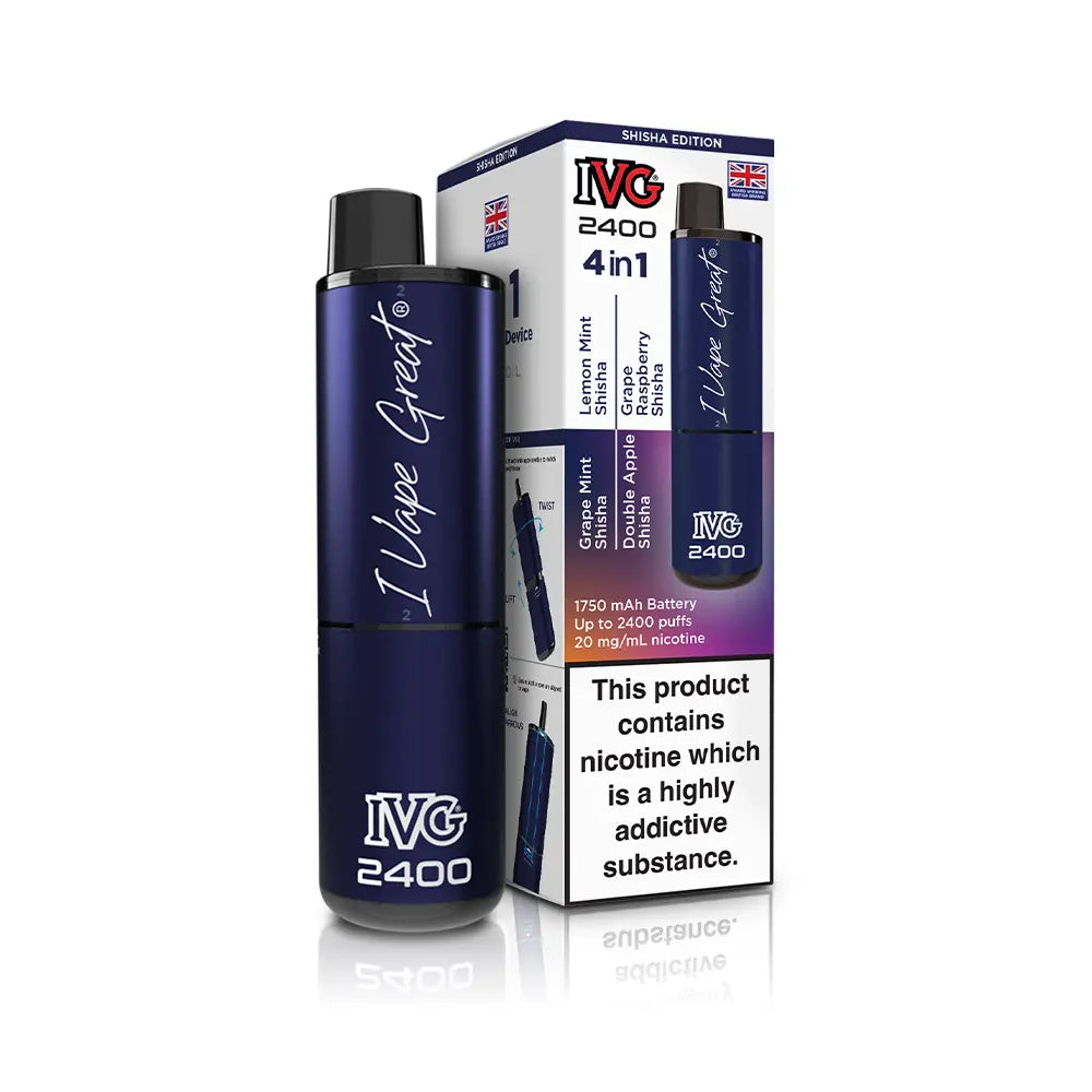 IVG 2400 4 in 1 Multi Flavour Vape Kit