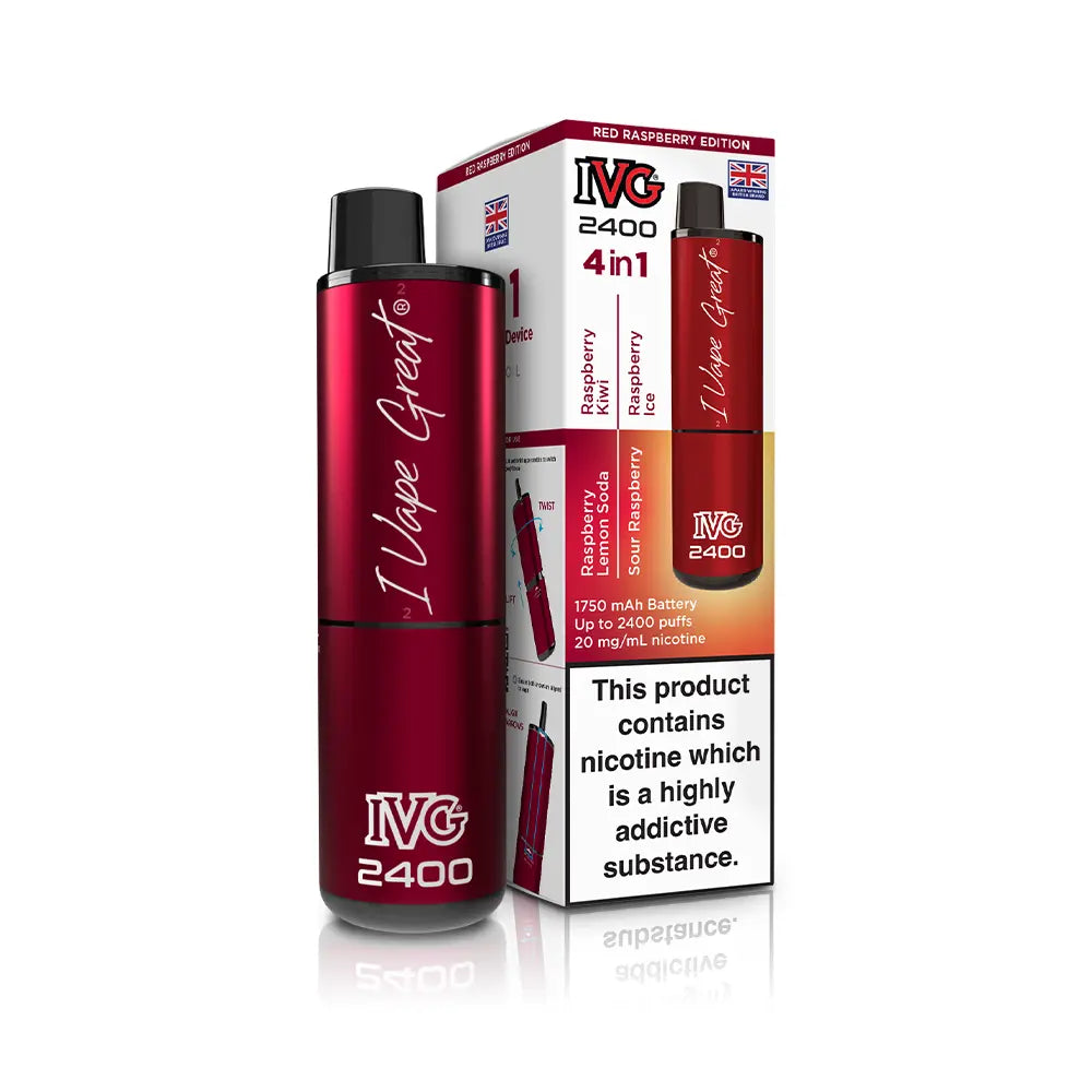 IVG 2400 4 in 1 Multi Flavour Vape Kit