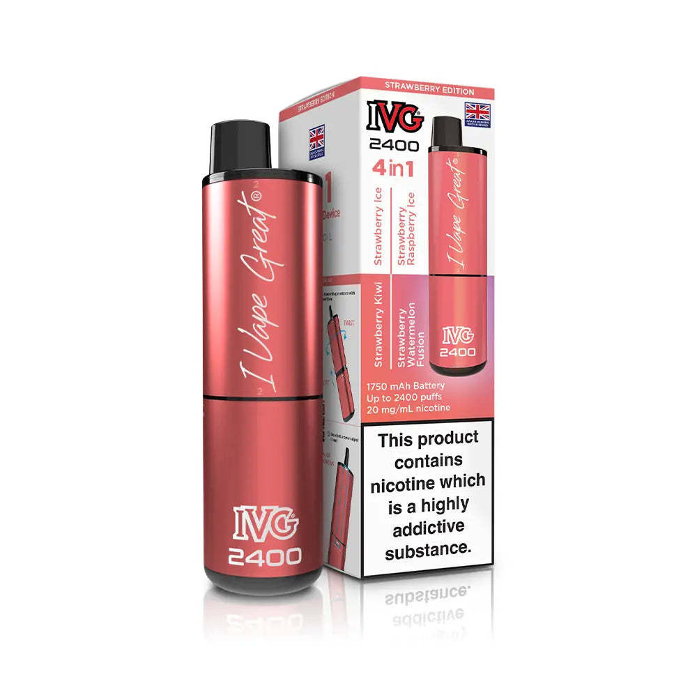 IVG 2400 4 in 1 Multi Flavour Vape Kit