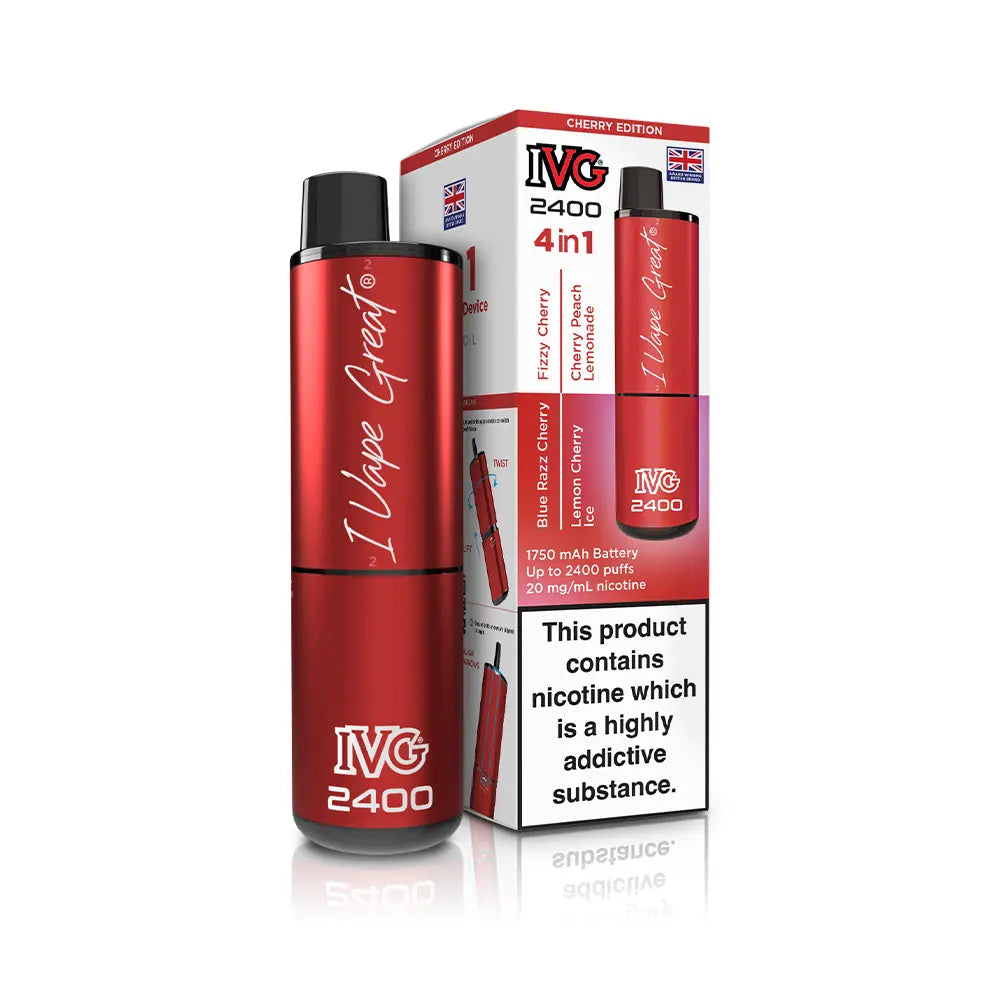 IVG 2400 4 in 1 Multi Flavour Vape Kit