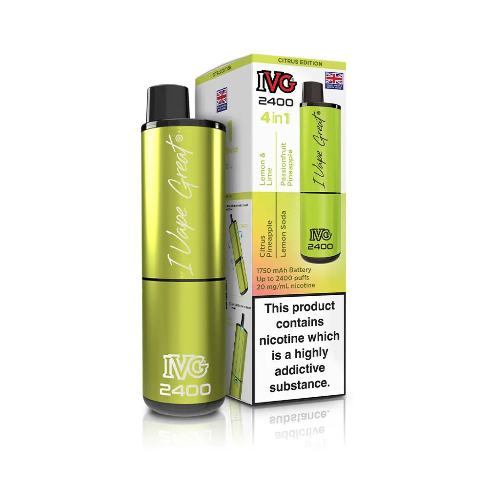 IVG 2400 4 in 1 Multi Flavour Vape Kit