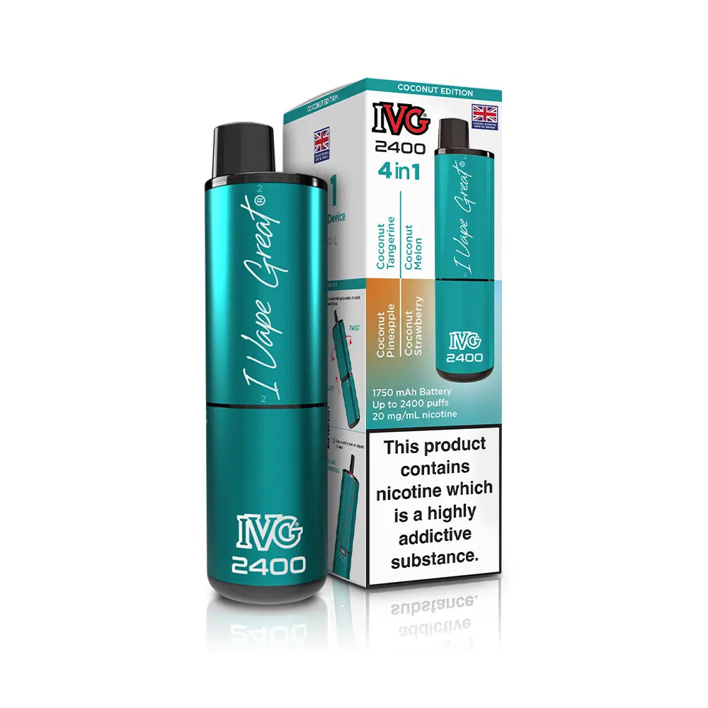 IVG 2400 4 in 1 Multi Flavour Vape Kit