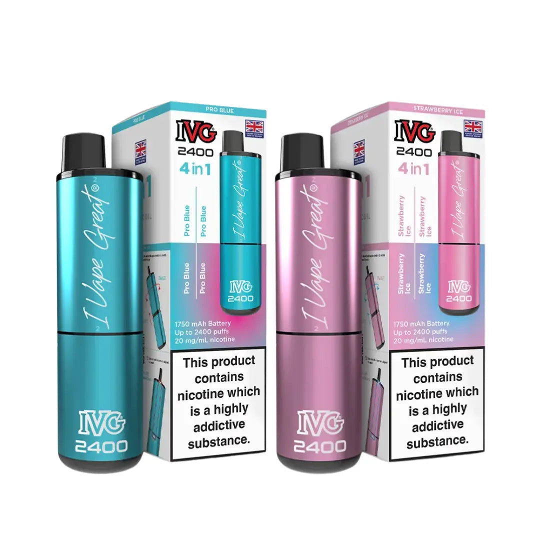 IVG 2400 Single Flavour Vape Kit