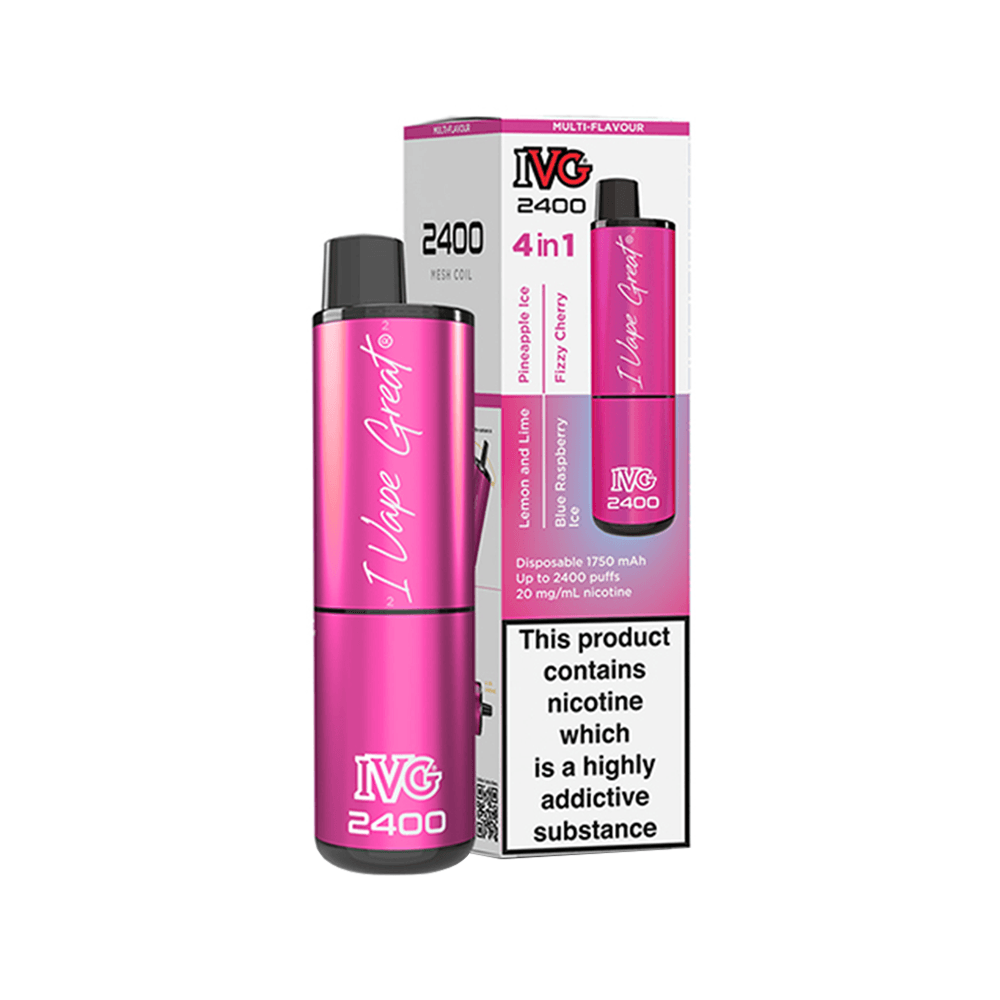 IVG 2400 4 in 1 Disposable Vape Clearance