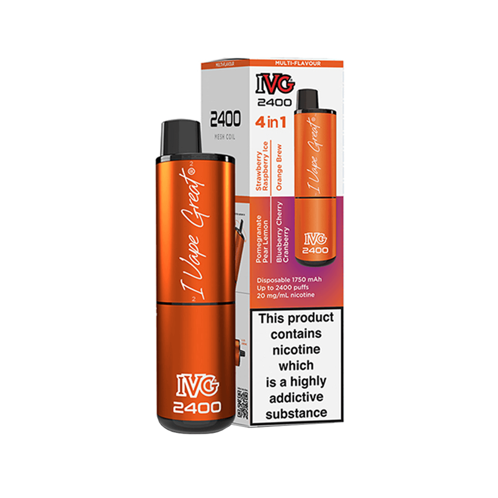 IVG 2400 4 in 1 Disposable Vape Clearance
