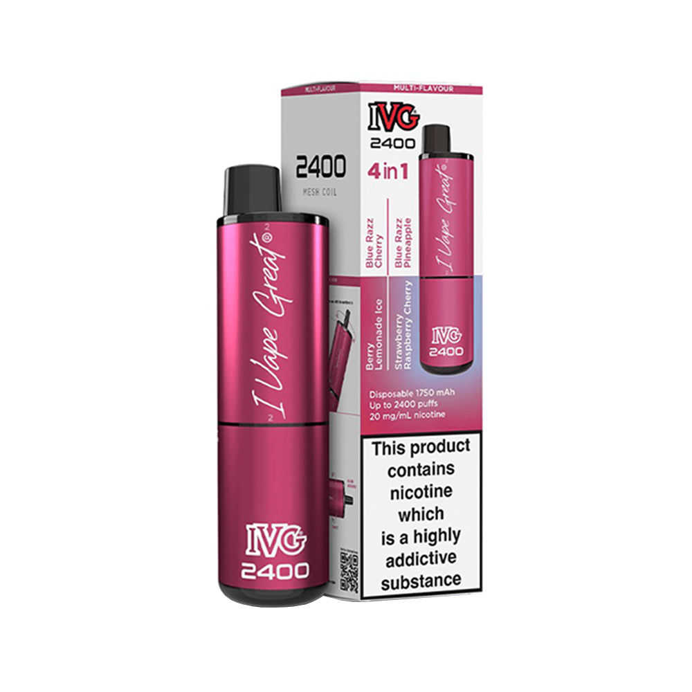 IVG 2400 4 in 1 Disposable Vape Clearance