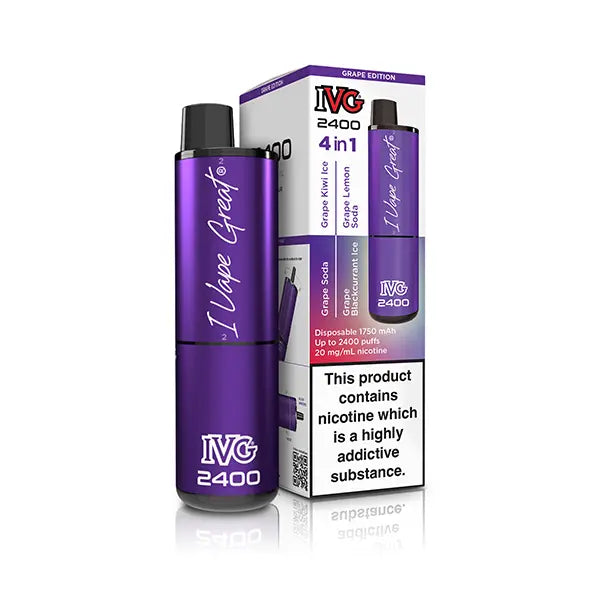 IVG 2400 4 in 1 Disposable Vape Clearance