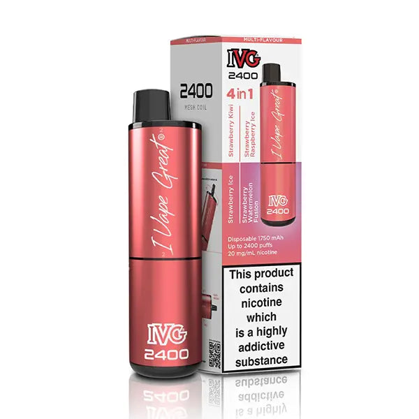 IVG 2400 4 in 1 Disposable Vape Clearance