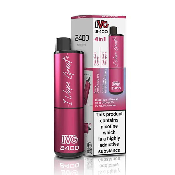 IVG 2400 4 in 1 Disposable Vape Clearance