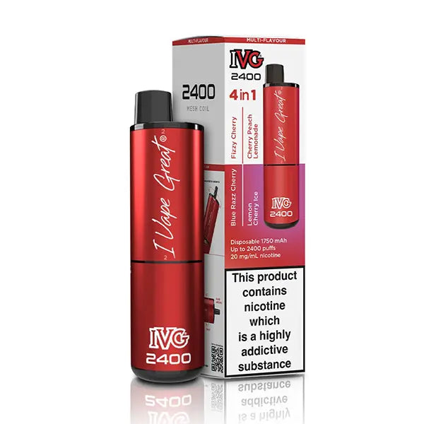 IVG 2400 4 in 1 Disposable Vape Clearance
