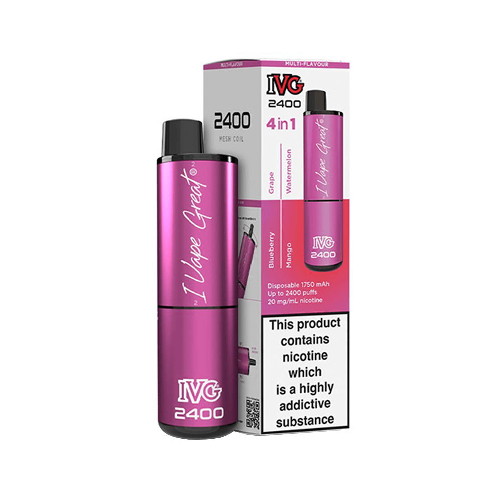 IVG 2400 4 in 1 Disposable Vape Clearance