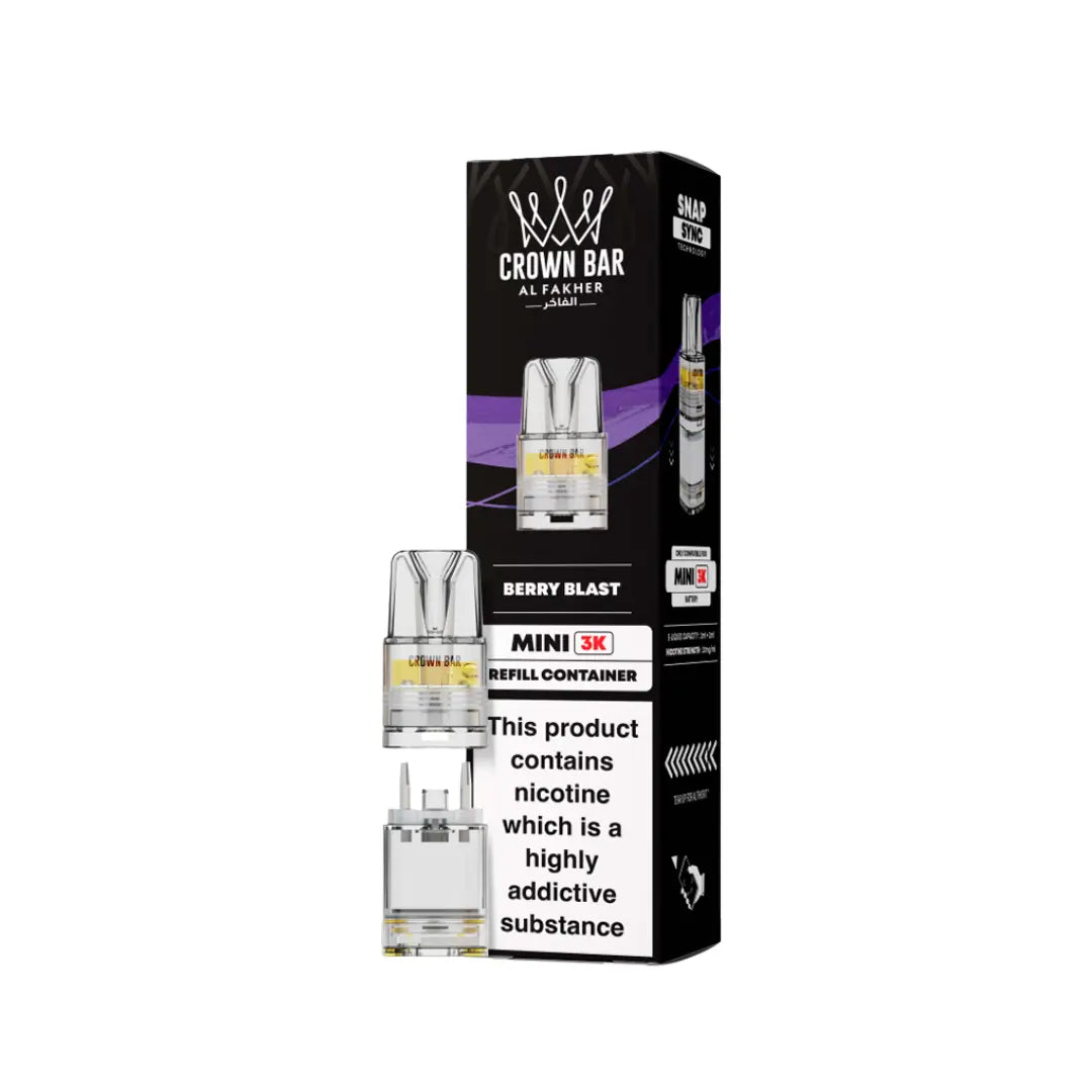 Al Fakher Crown Bar Mini 3K Refill Pods