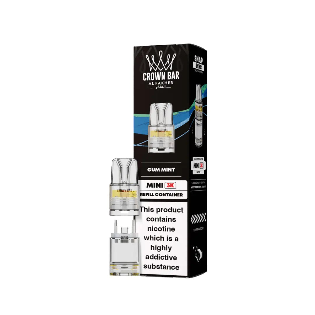 Al Fakher Crown Bar Mini 3K Refill Pods