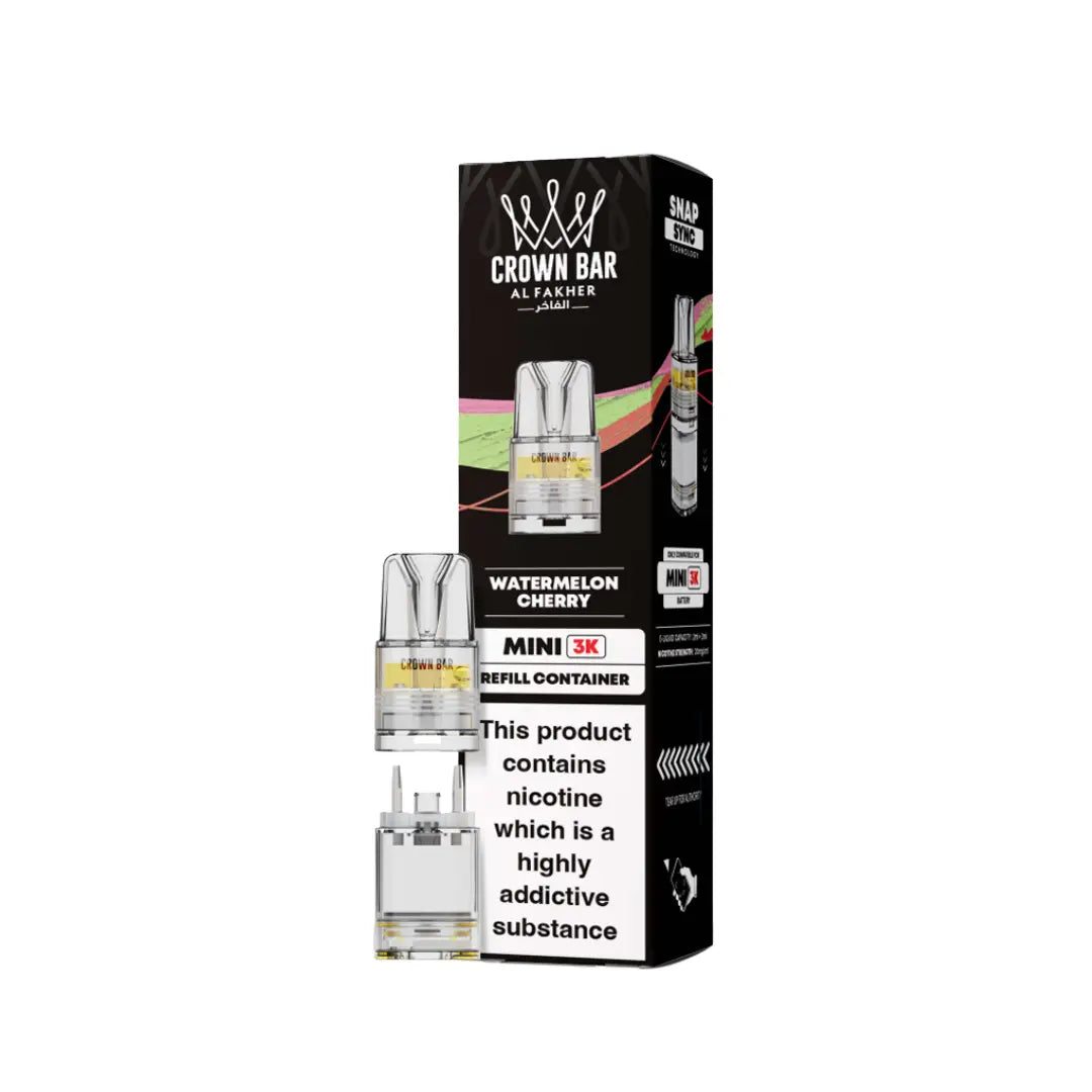 Al Fakher Crown Bar Mini 3K Refill Pods