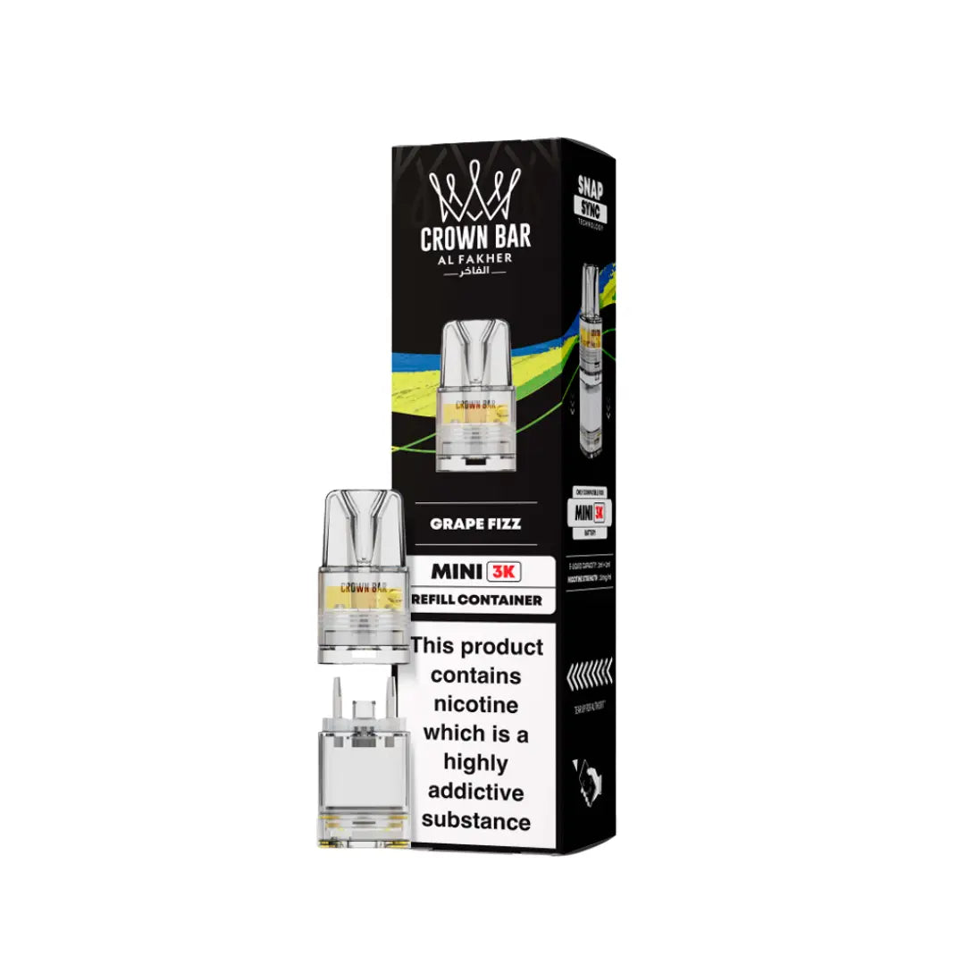 Al Fakher Crown Bar Mini 3K Refill Pods