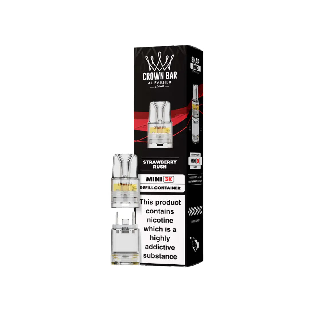 Al Fakher Crown Bar Mini 3K Refill Pods