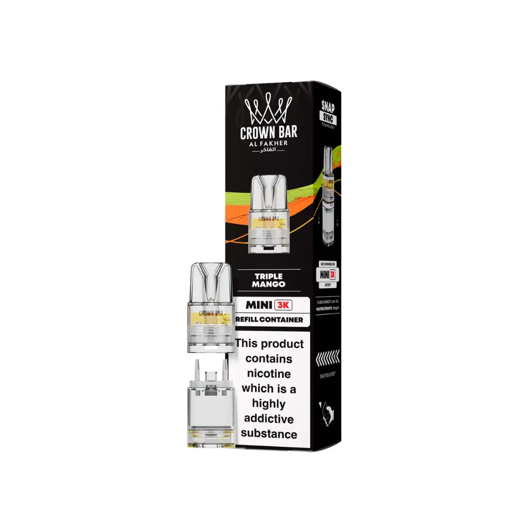 Al Fakher Crown Bar Mini 3K Refill Pods
