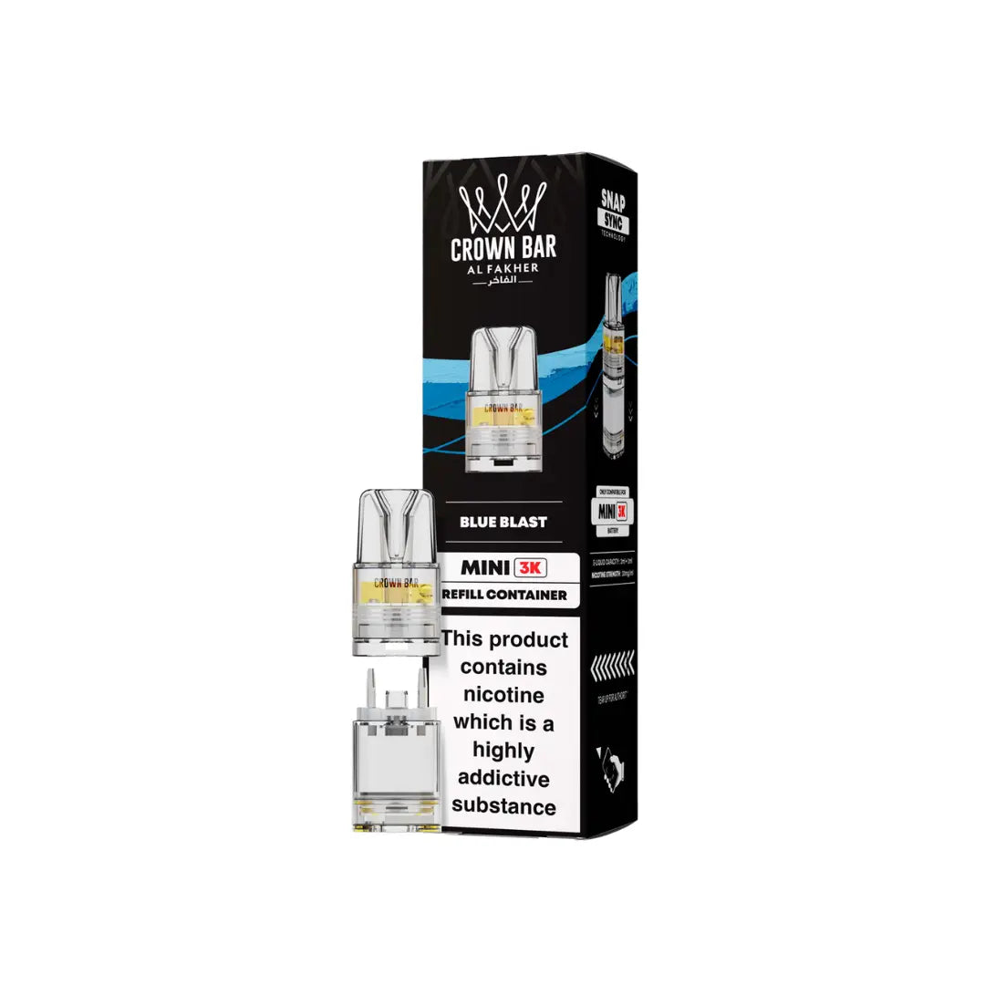 Al Fakher Crown Bar Mini 3K Refill Pods