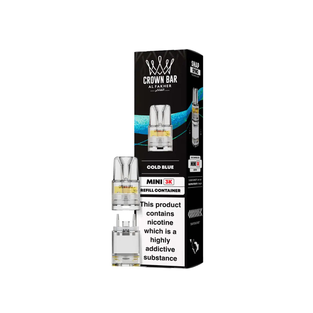Al Fakher Crown Bar Mini 3K Refill Pods