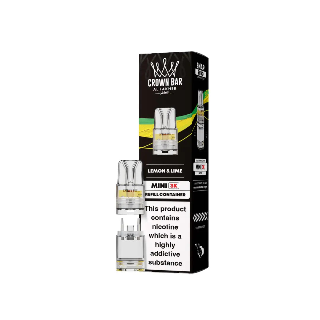 Al Fakher Crown Bar Mini 3K Refill Pods
