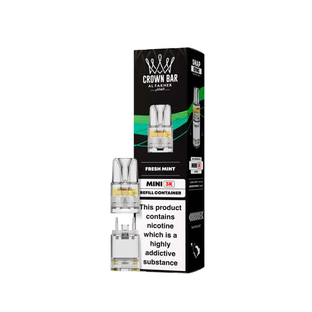 Al Fakher Crown Bar Mini 3K Refill Pods