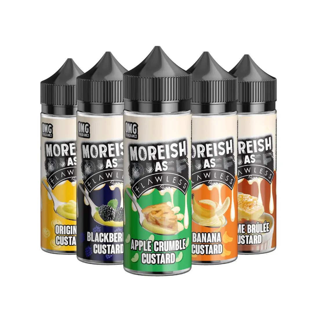 Moreish As Flawless Custard 100ml Shortfill