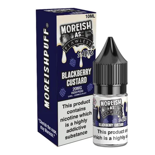 Moreish As Flawless Custard 10ml Nic Salt