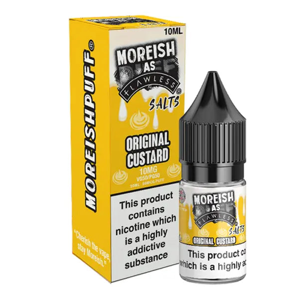 Moreish As Flawless Custard 10ml Nic Salt